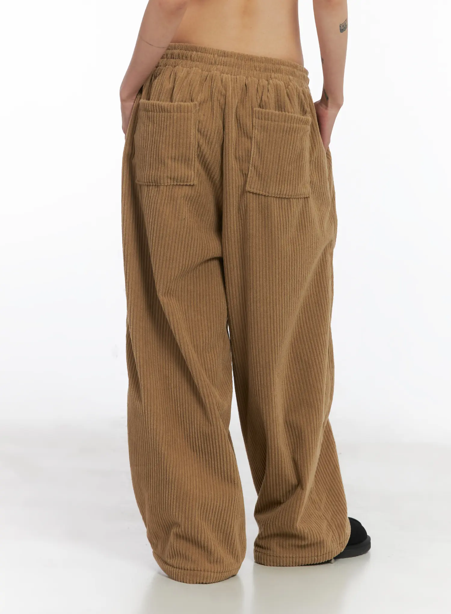 Textured Fleece Baggy Pants CD505 - Image 6