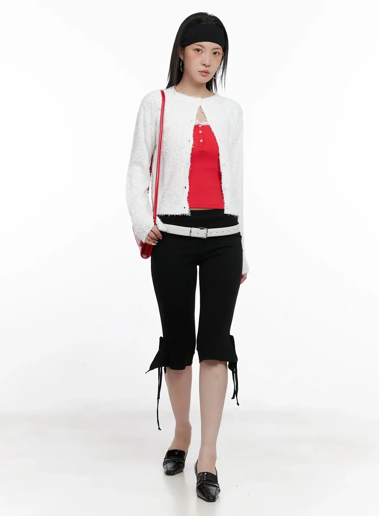 Textured Knit Cardigan IS508