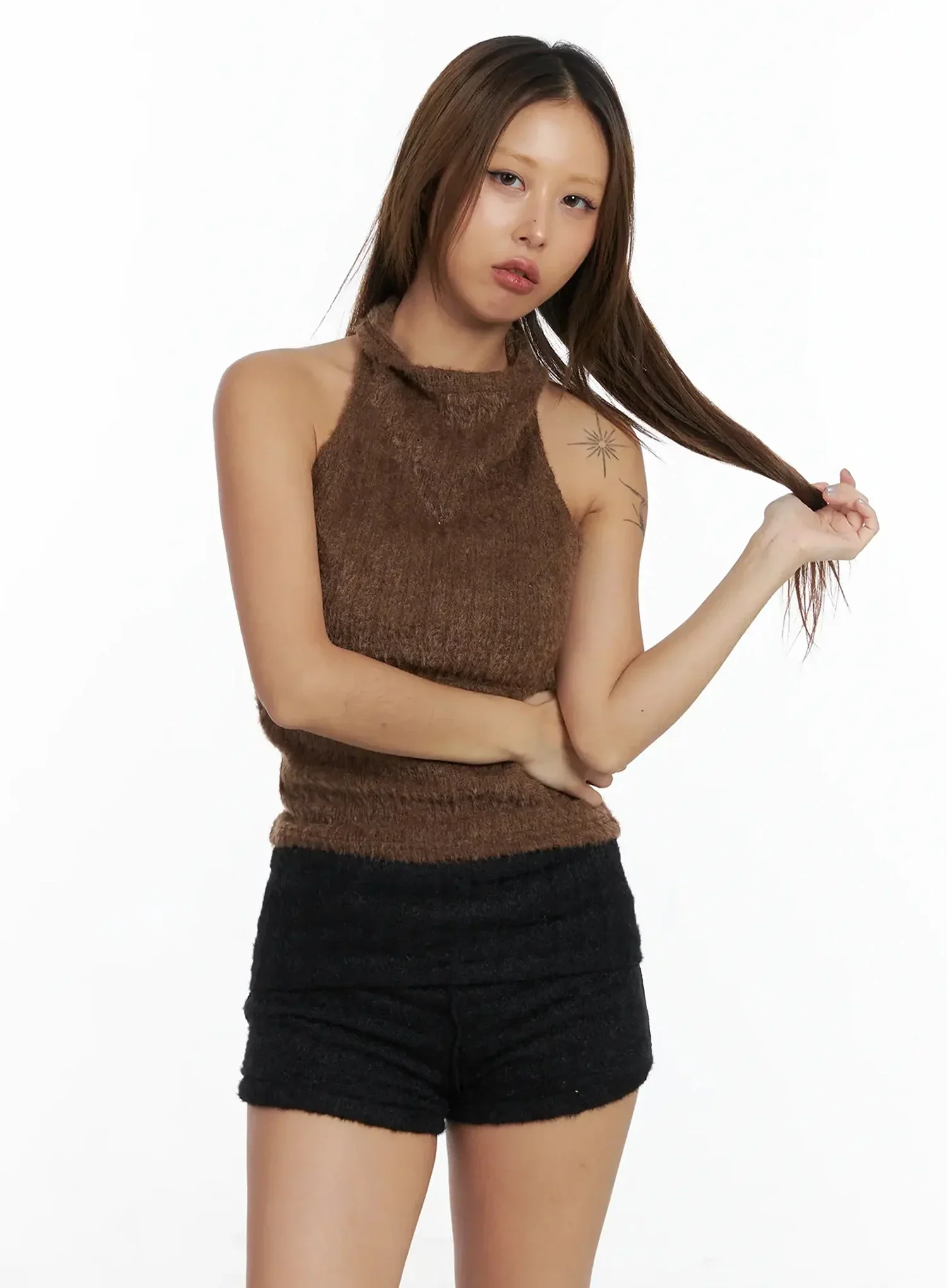 Textured Knit Turtleneck Top IN528 - Image 14