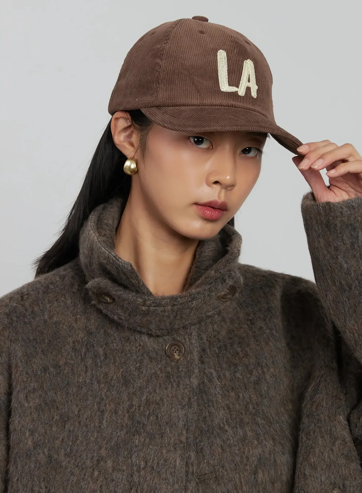 Textured Lettering Cap IJ509