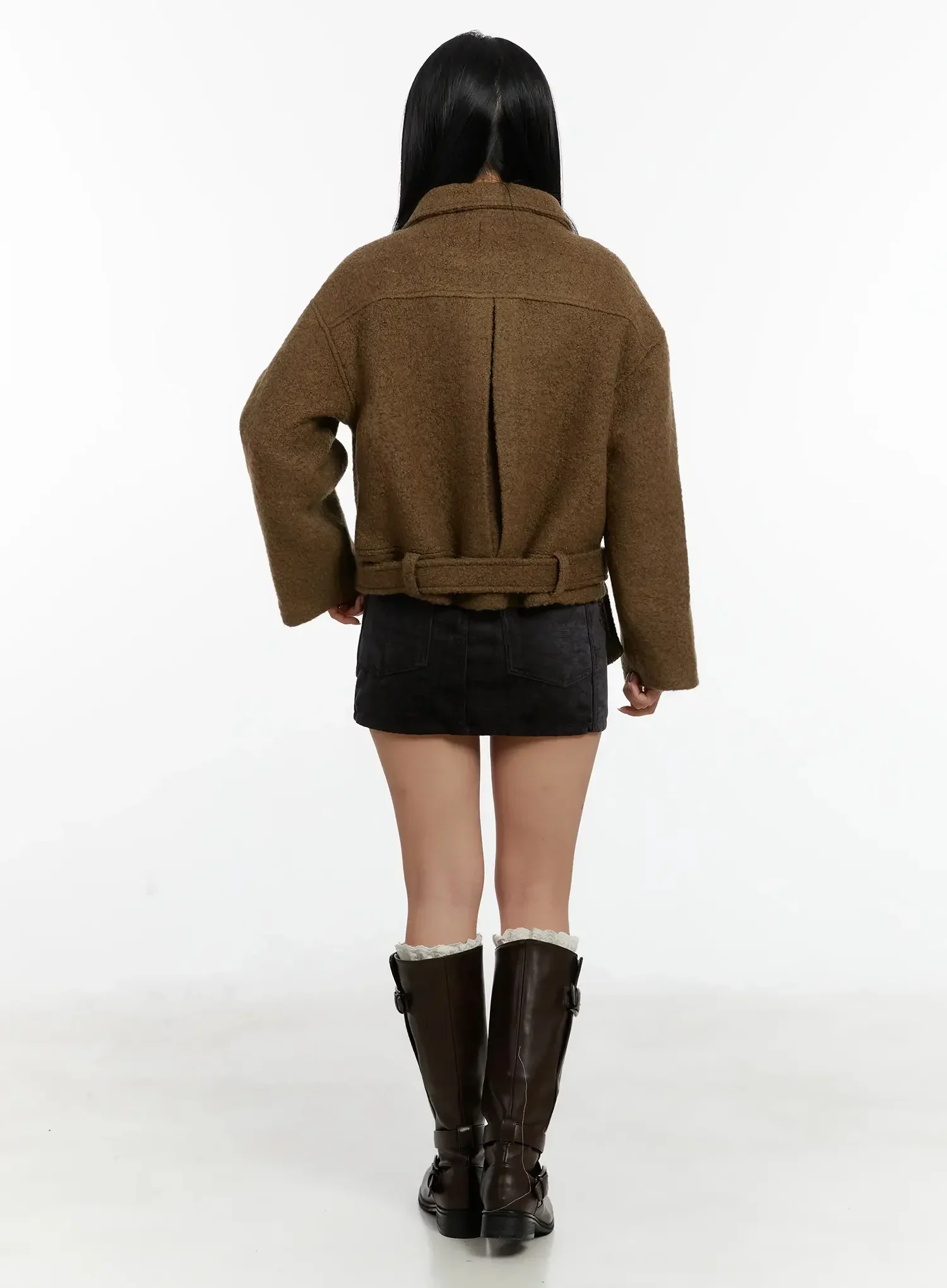 Textured Mini Skirt ID525 - Image 10