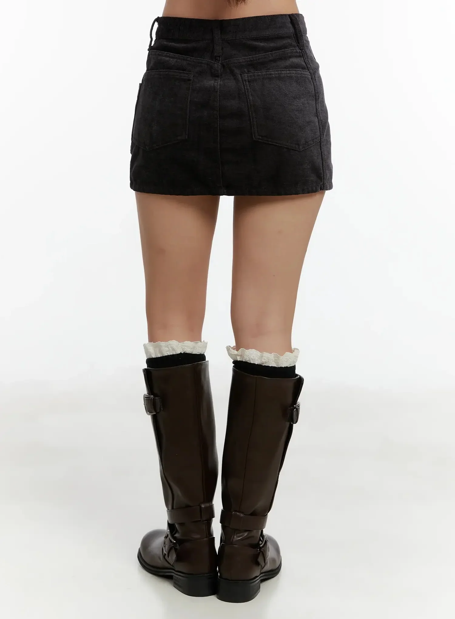 Textured Mini Skirt ID525 - Image 12