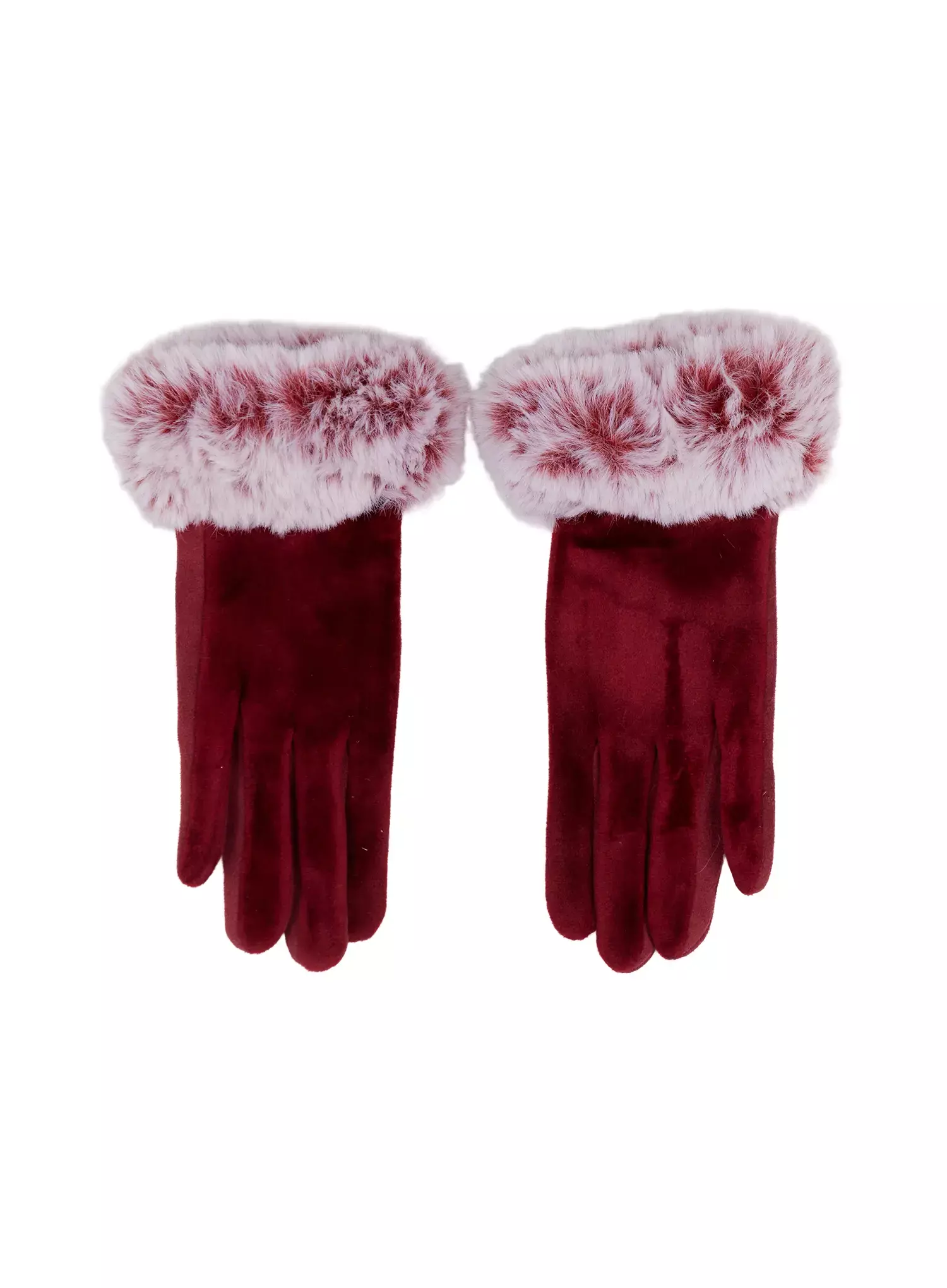 Textured Velvet Gloves IN528 - Image 16