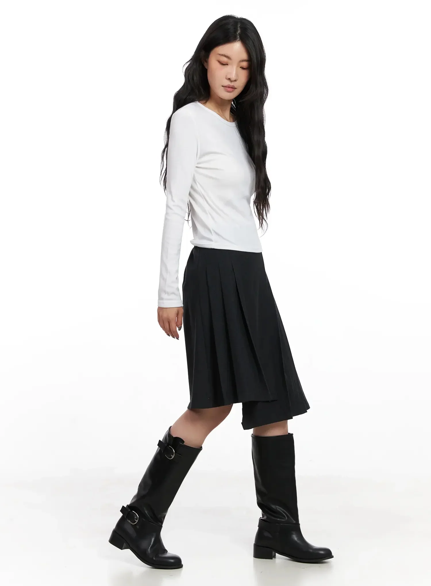 Thermal Crewneck Long Sleeve Top IN528 - Image 9