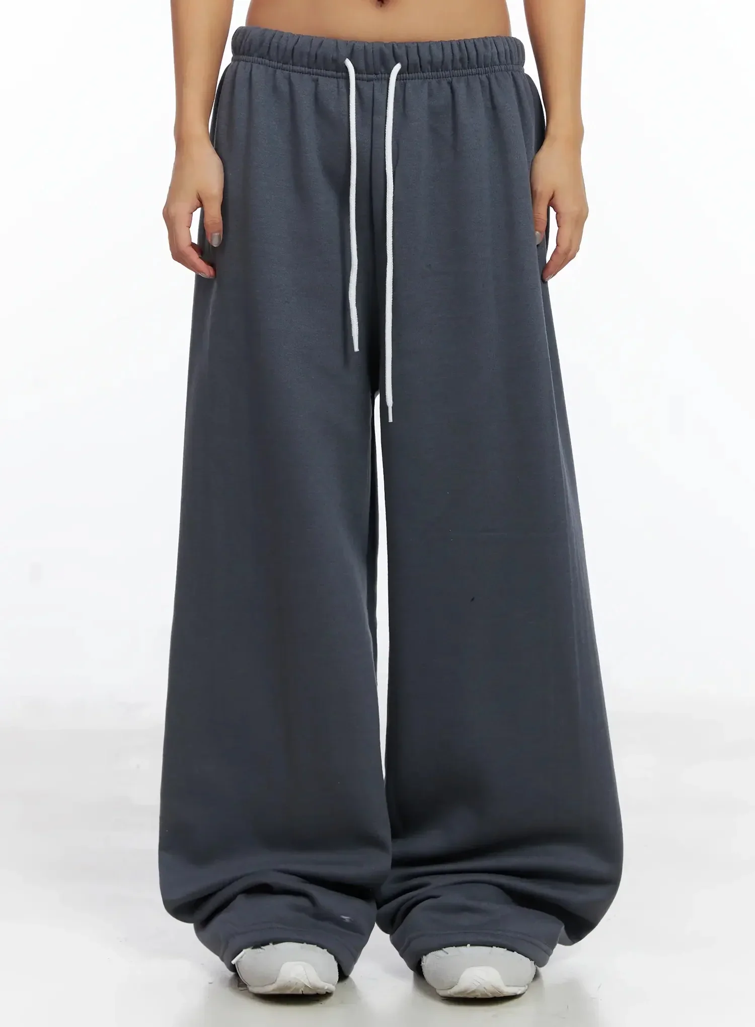 Thermal Wide-Leg Sweatpants IN528 - Image 3