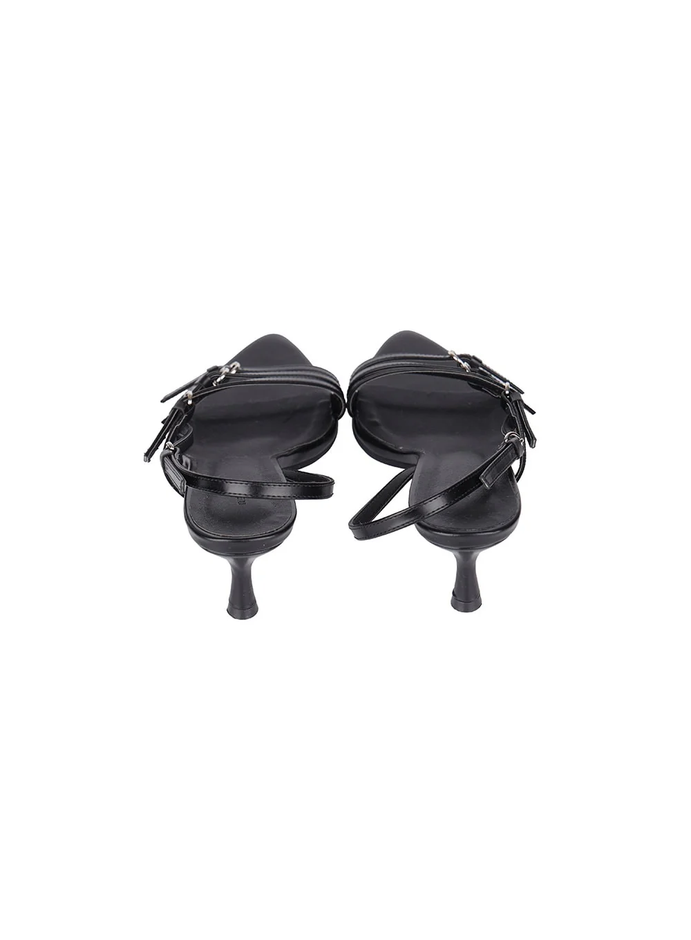 Thin Buckle Strap Slingback Heels IY516 - Image 13