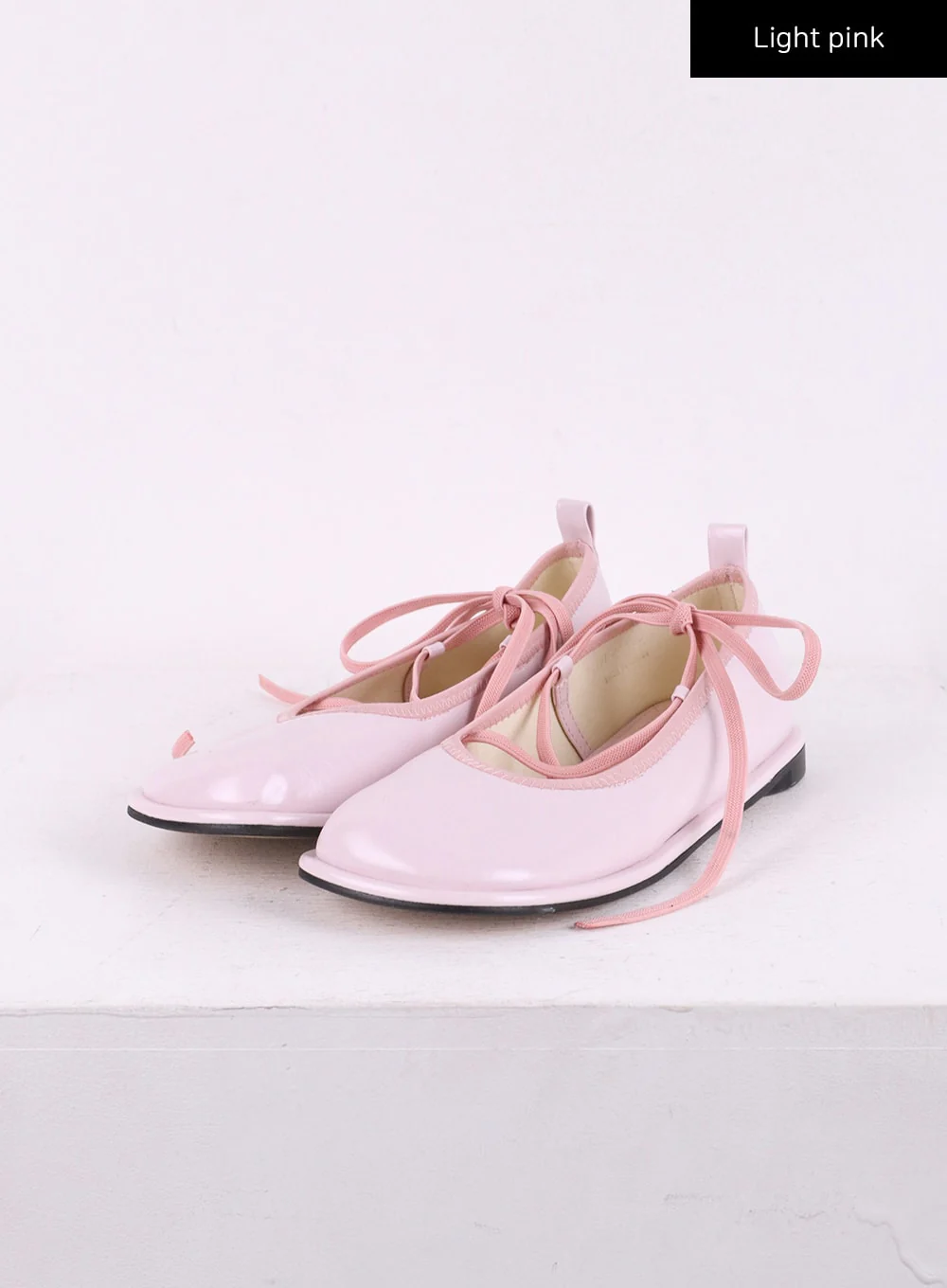 Tie Leg Ballet Flats IJ430 - Image 7