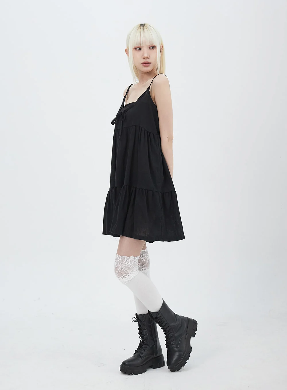 Tiered Mini Dress IU312 - Image 6