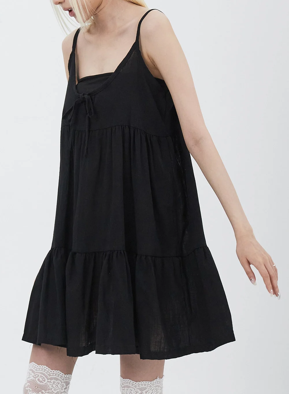 Tiered Mini Dress IU312 - Image 9