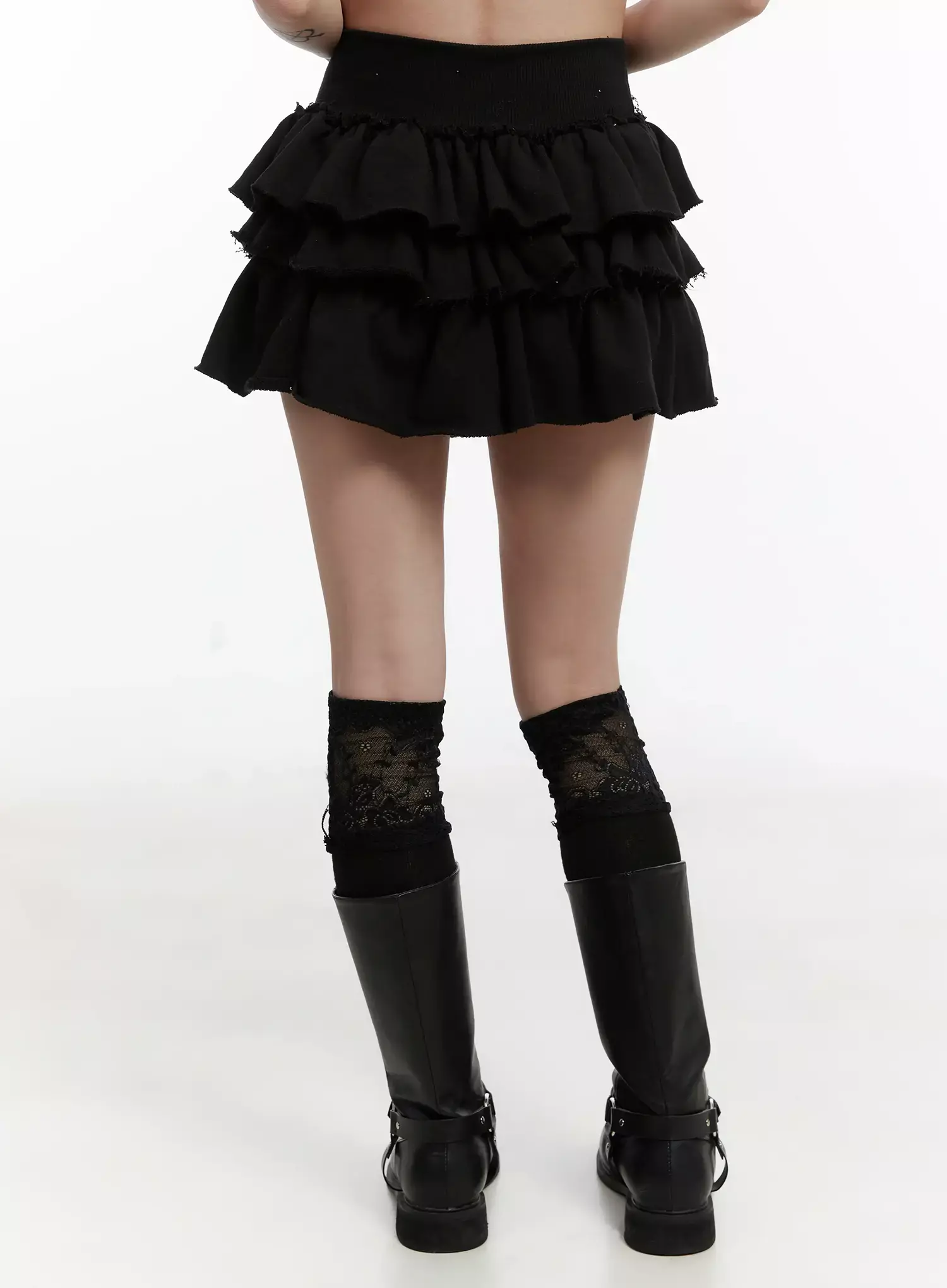 Tiered Mini Skirt IJ516 - Image 11