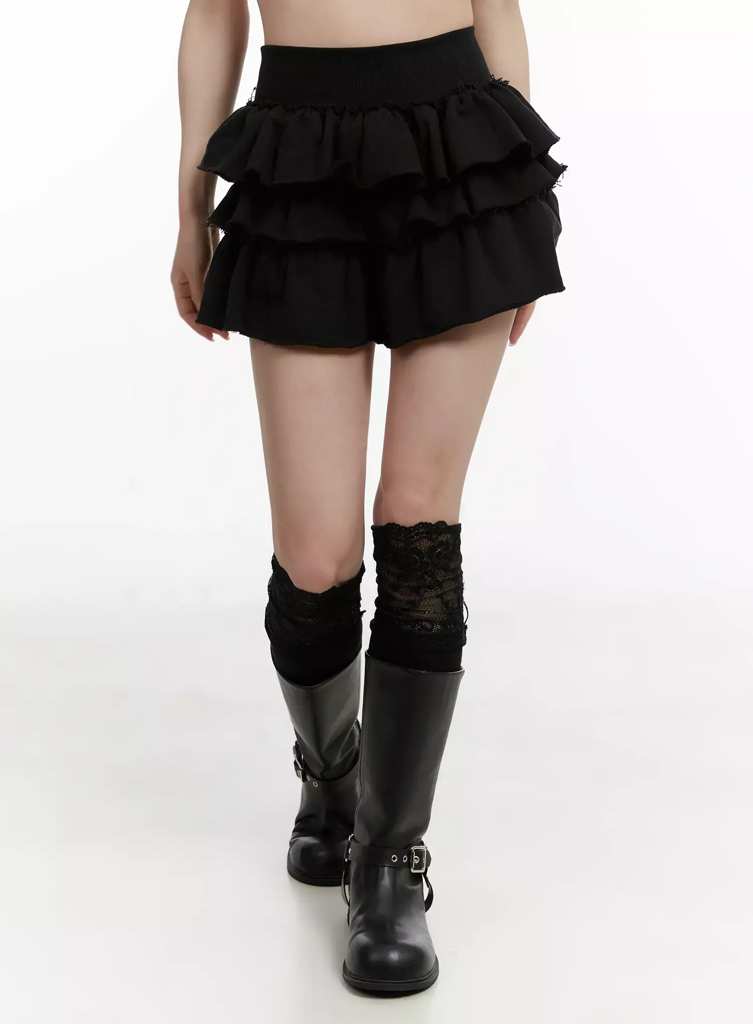 Tiered Mini Skirt IJ516 - Image 9