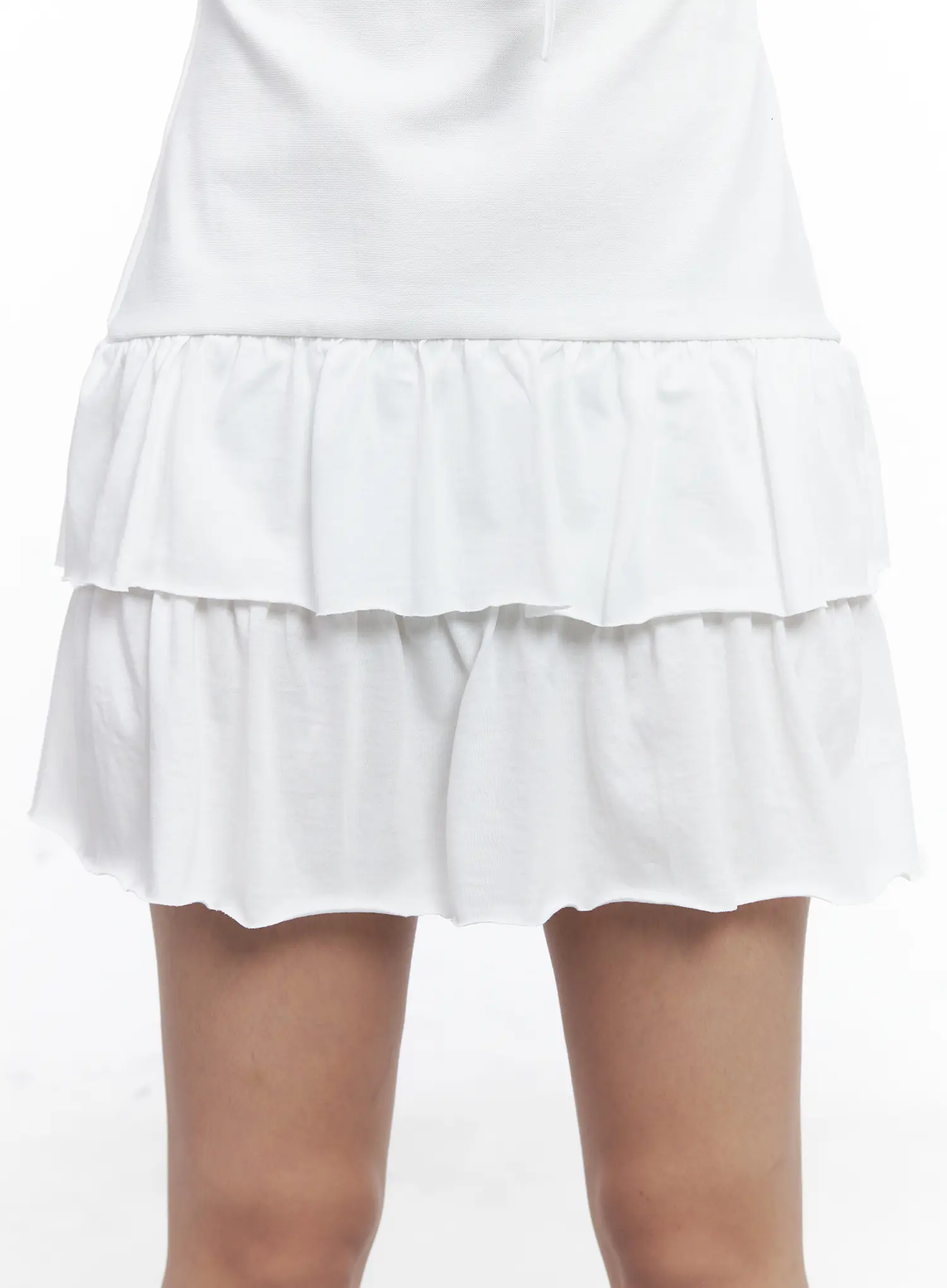 Tiered Ruffle Mini Dress CL514 - Image 5