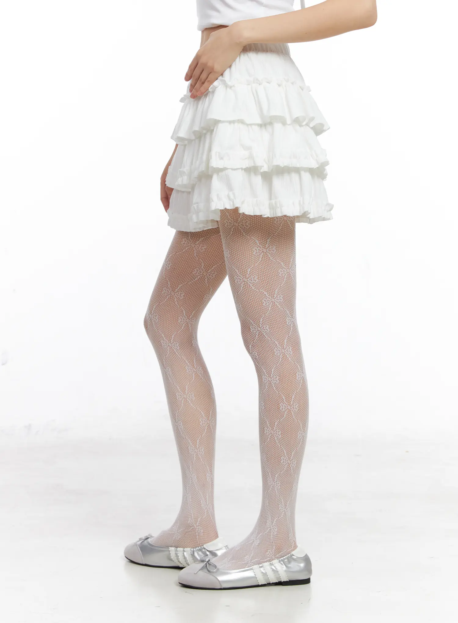 Tiered Ruffle Mini Skirt CN520 - Image 5
