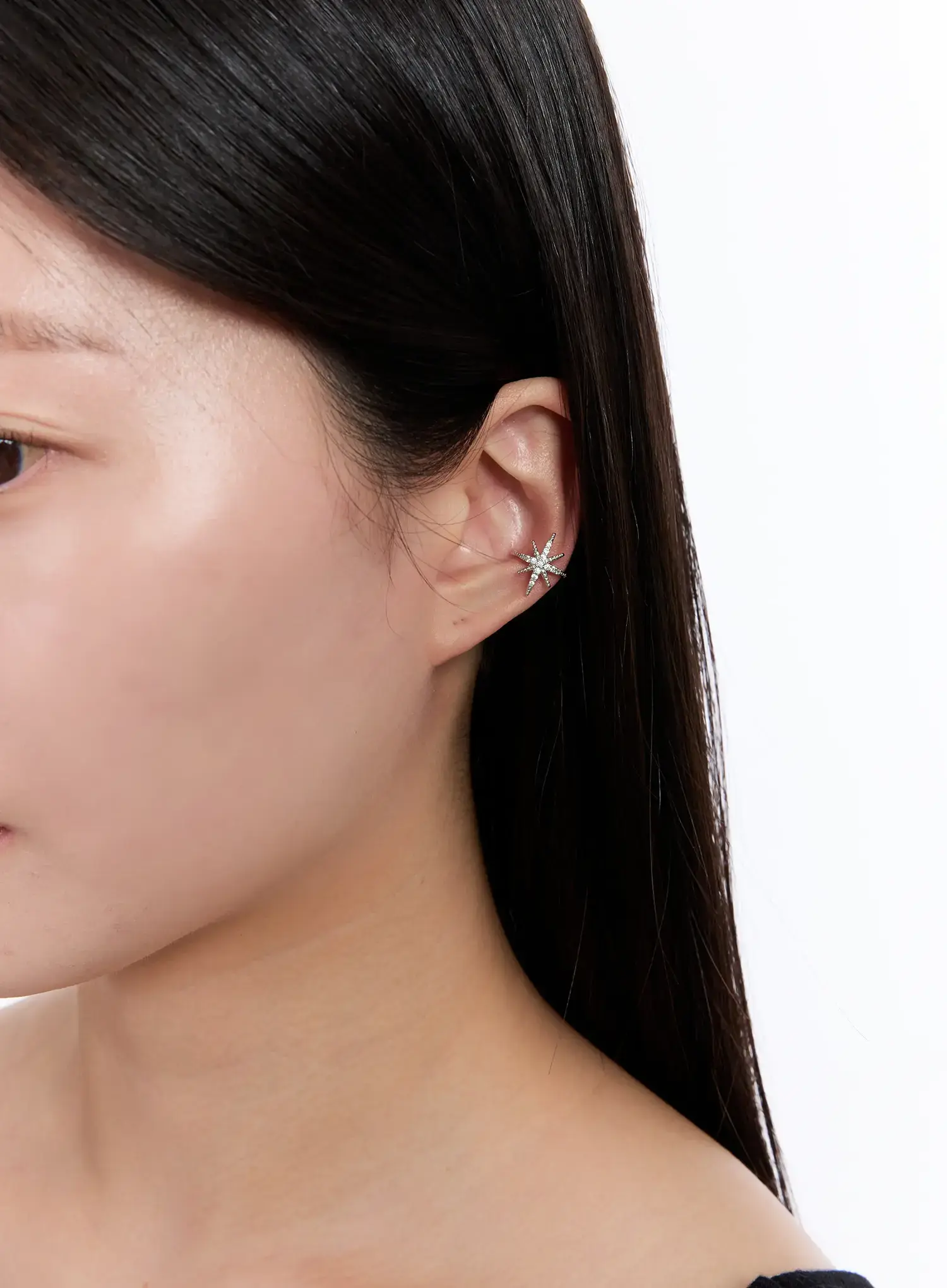 Tomoa Cubic Earcuff (1Pcs) IU527 - Image 2