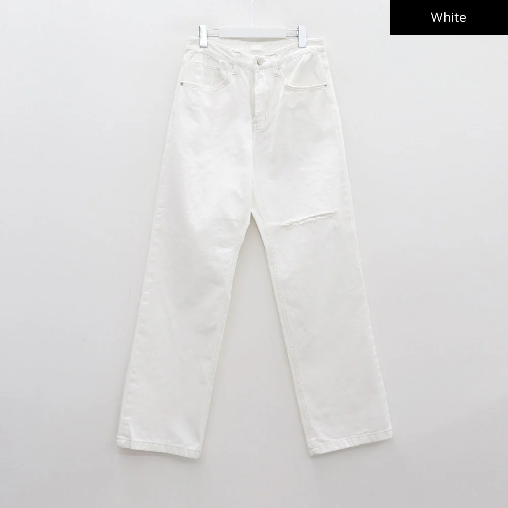 Torn Wide Leg Jeans CM18 - Image 16