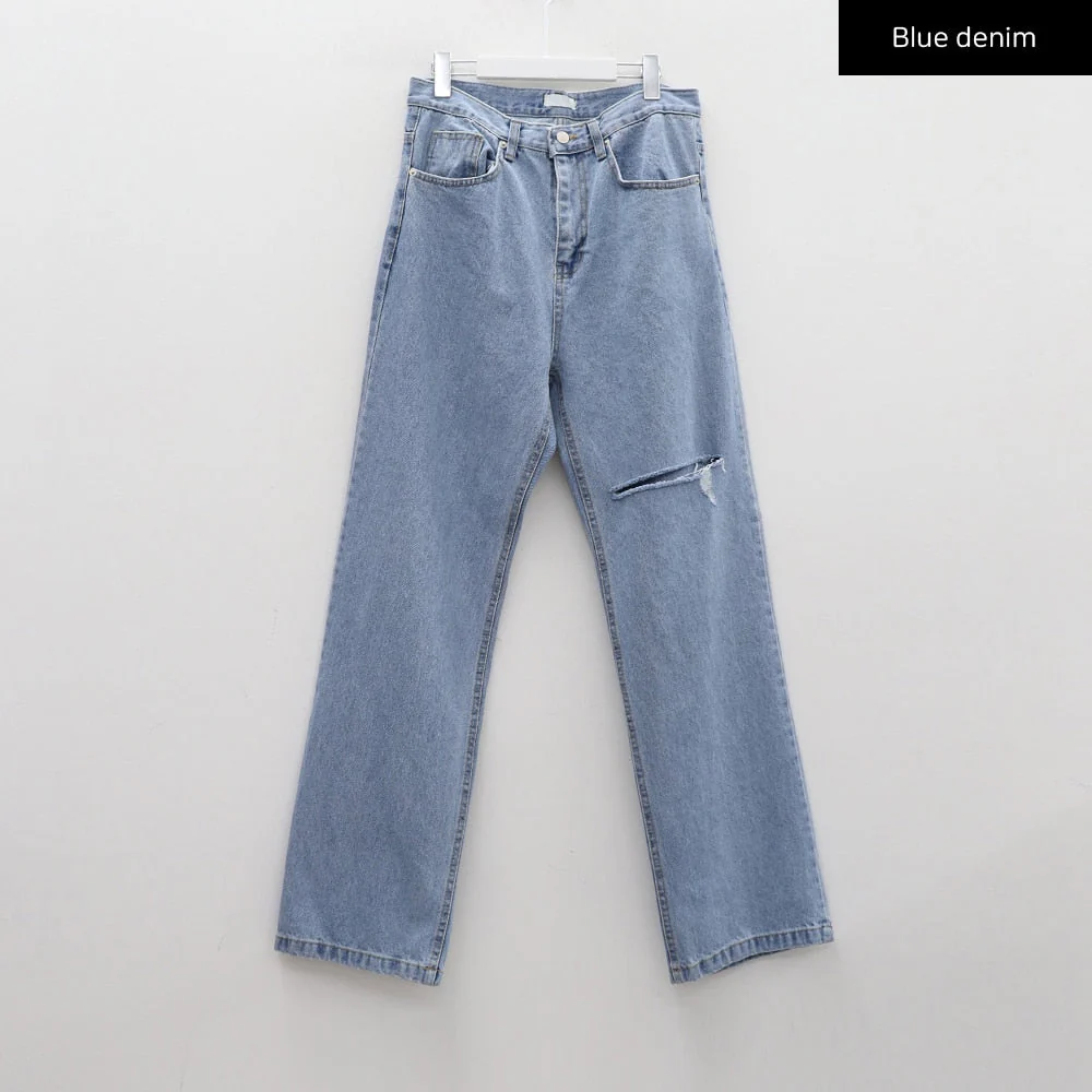 Torn Wide Leg Jeans CM18 - Image 18