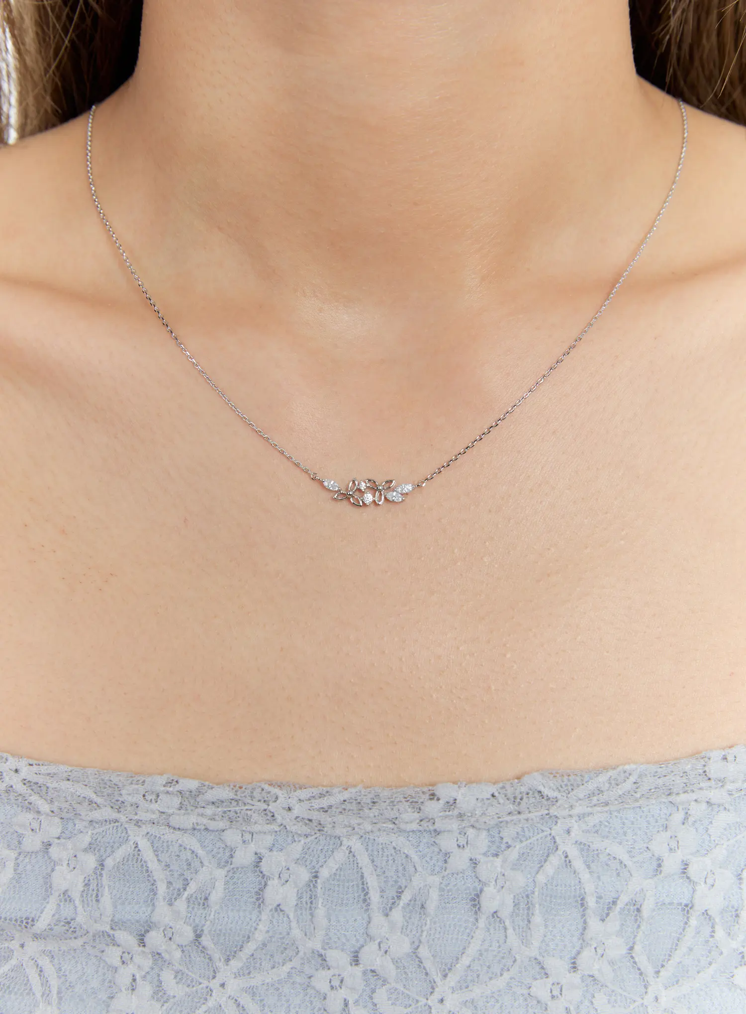 Trefoil Petal Necklace IS517 - Image 5