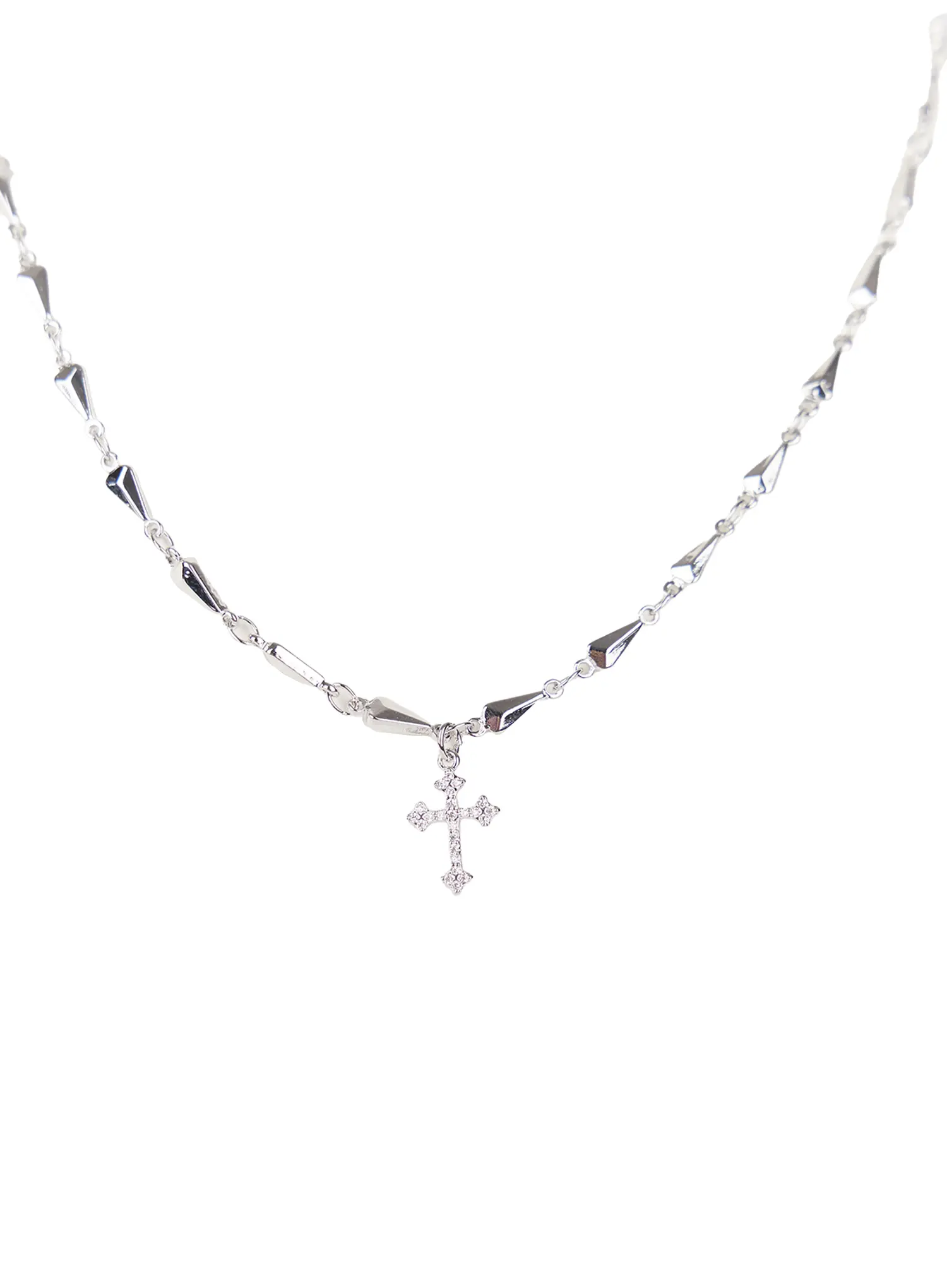 Triangle Chain Cross Pendant Necklace CG511 - Image 17