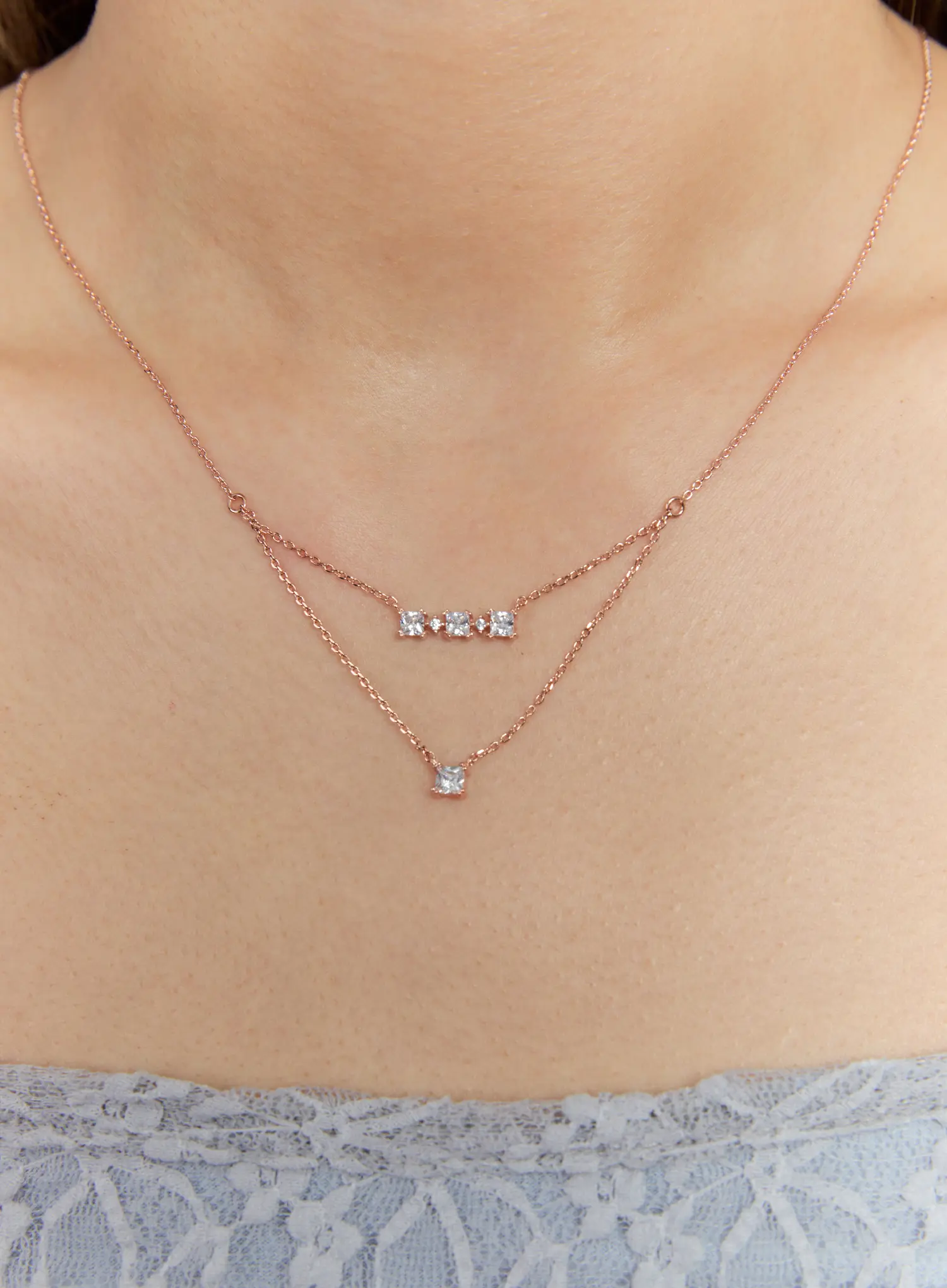 Trio Beadline Necklace IS517 - Image 2