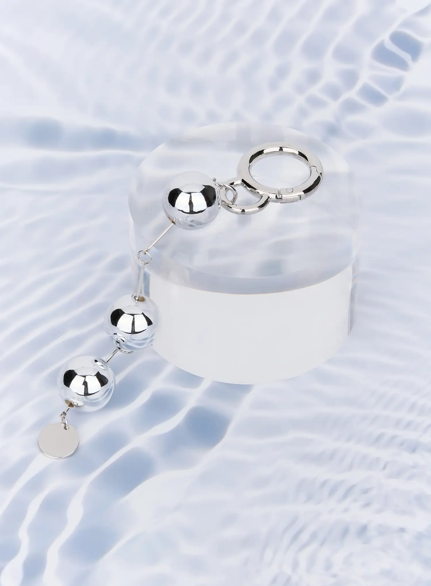 Triple Ball Keychain Charm IS516