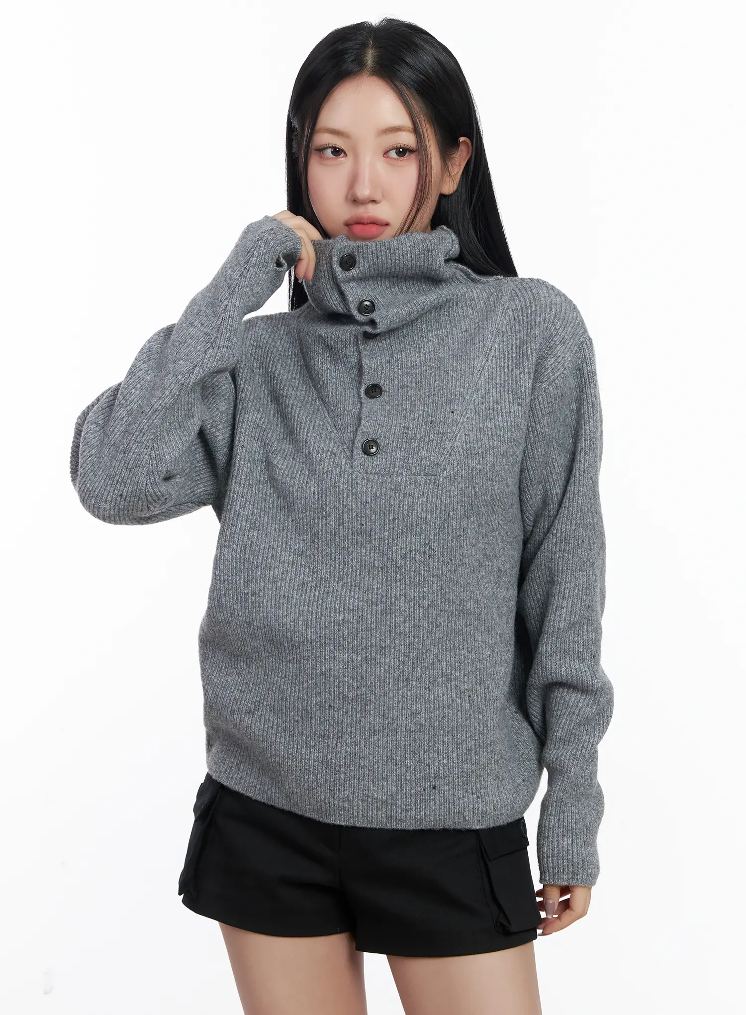 Turtle-Neck Knit SWeater CJ530