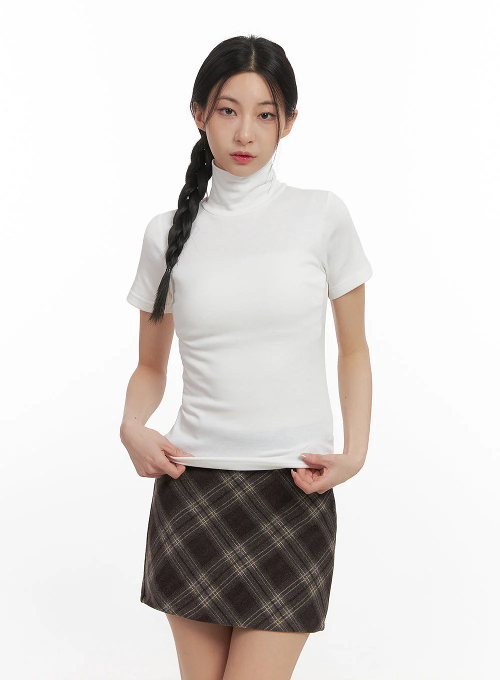 Turtle Neck Slim Fit TShirt CN428 - Image 8