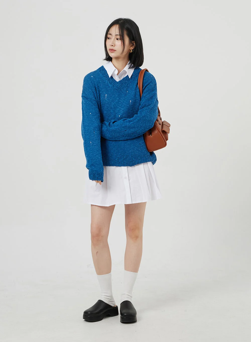 Twin Pocket Shoulder Bag OM306 - Image 9