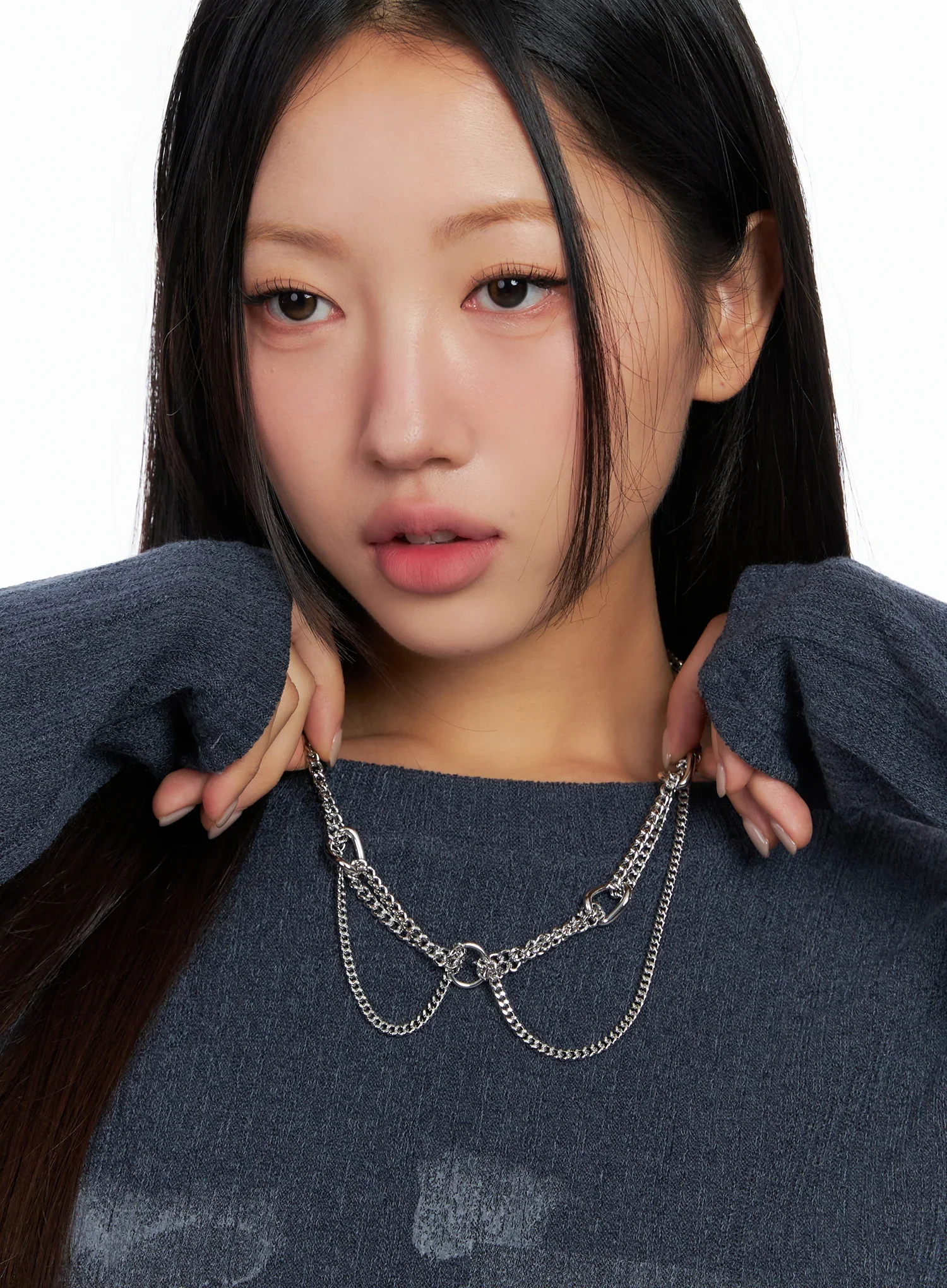Twisted Chain Necklace CO514 - Image 2