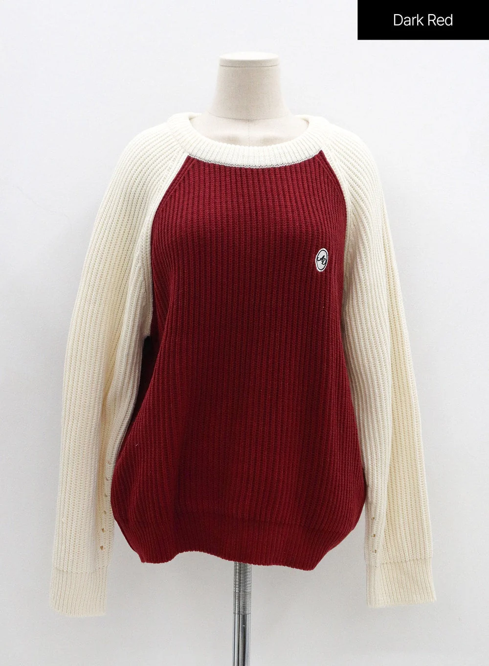 Two Color Knit Sweater OS27 - Image 16
