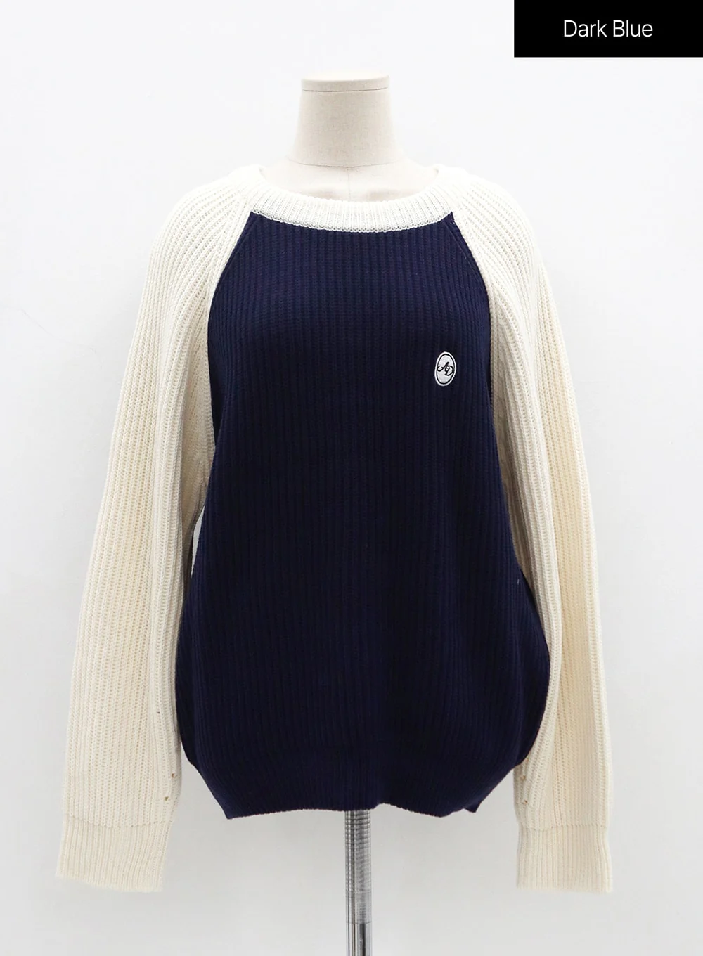 Two Color Knit Sweater OS27 - Image 17