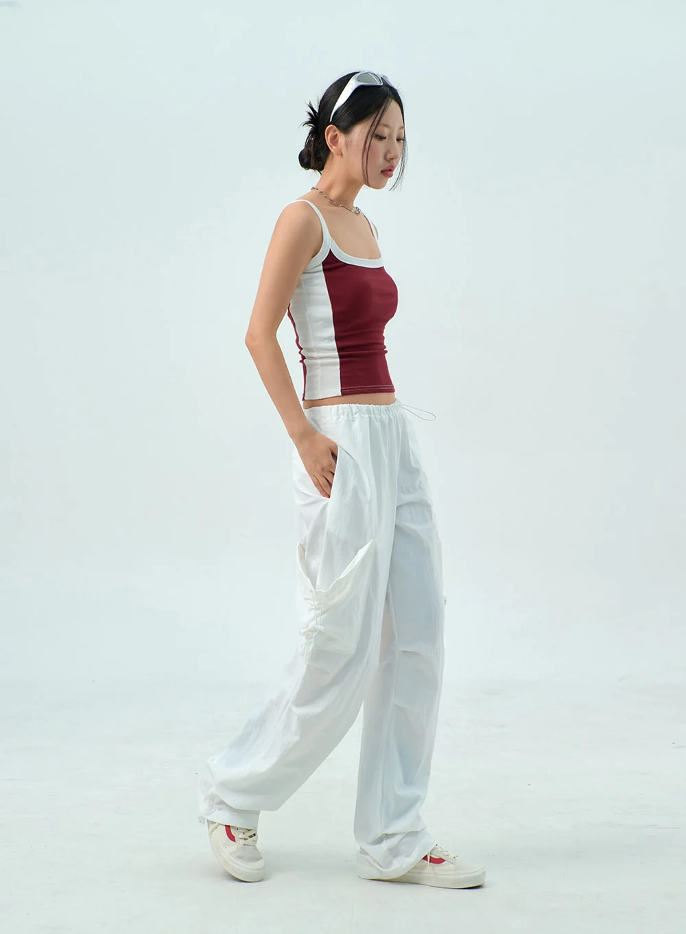 Two Color Knit Top CY325 - Image 11