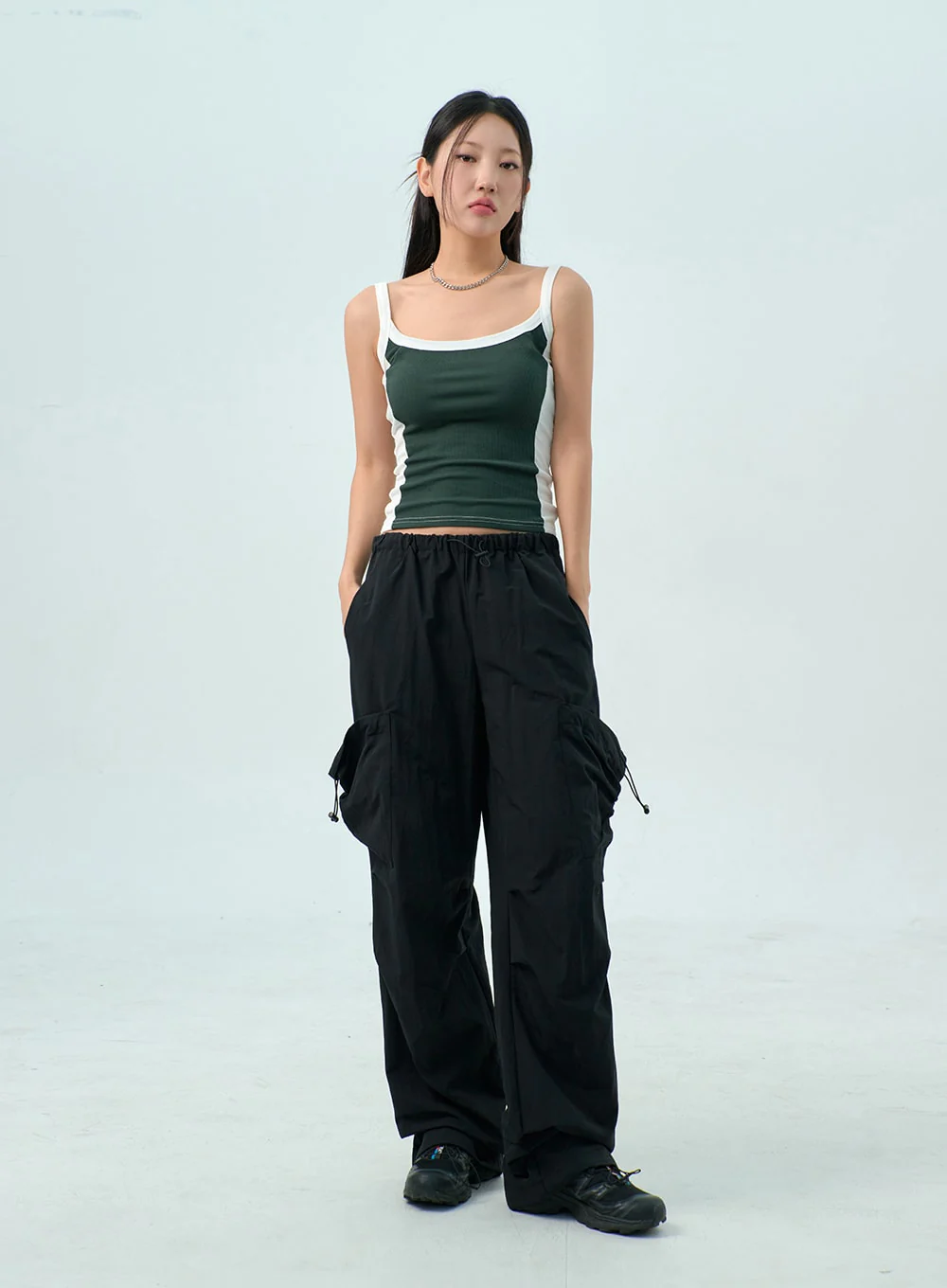 Two Color Knit Top CY325 - Image 12