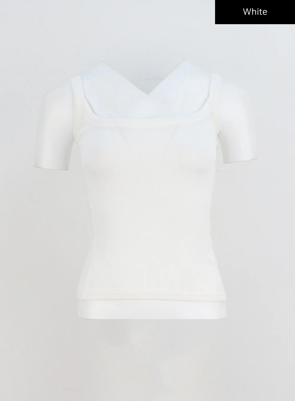 Two Color Knit Top CY325 - Image 23