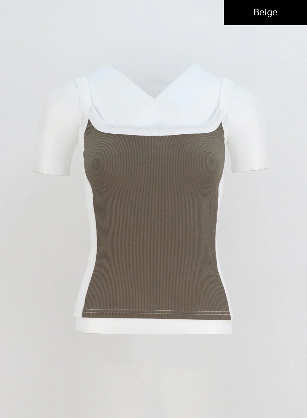 Two Color Knit Top CY325 - Image 24
