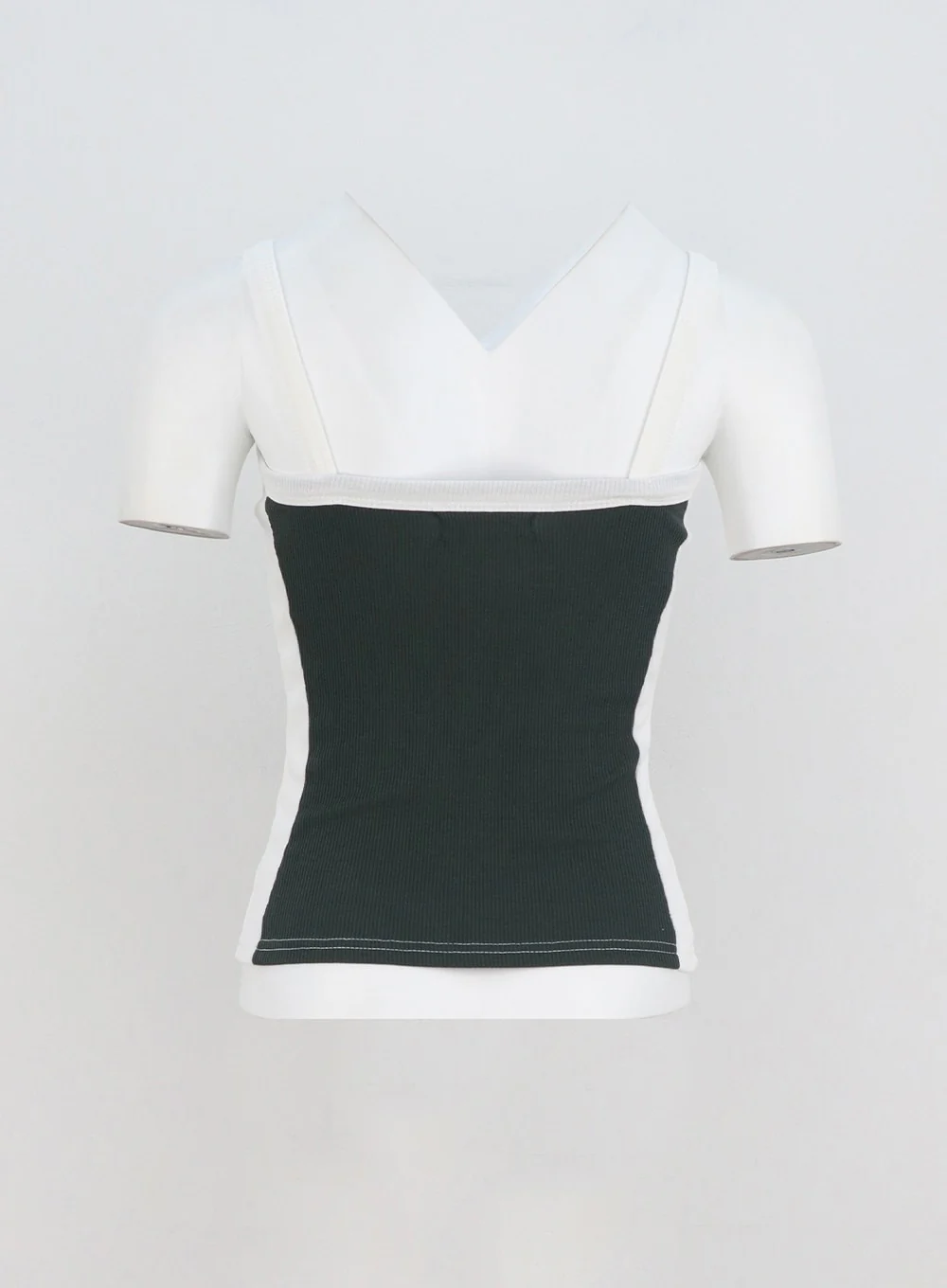 Two Color Knit Top CY325 - Image 29