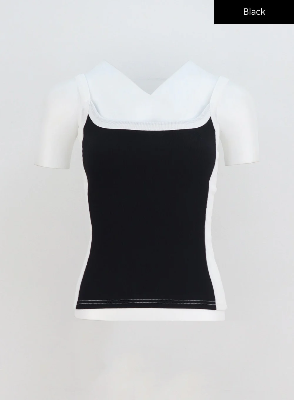 Two Color Knit Top CY325 - Image 30