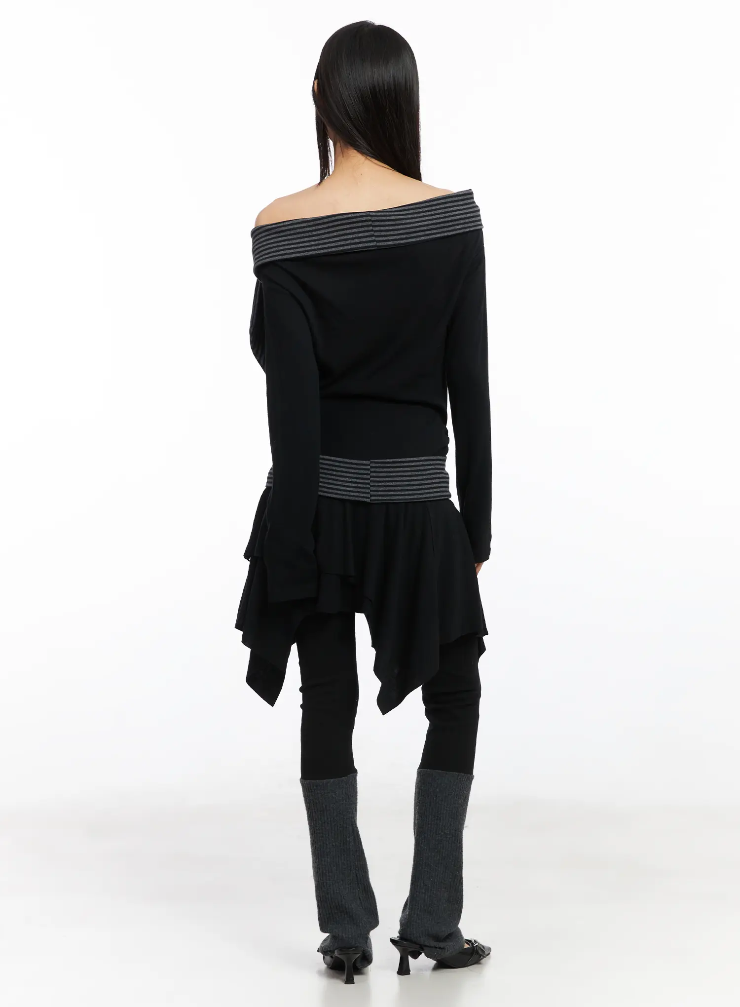Two Tone Fleece Leggings CD522 - Image 7
