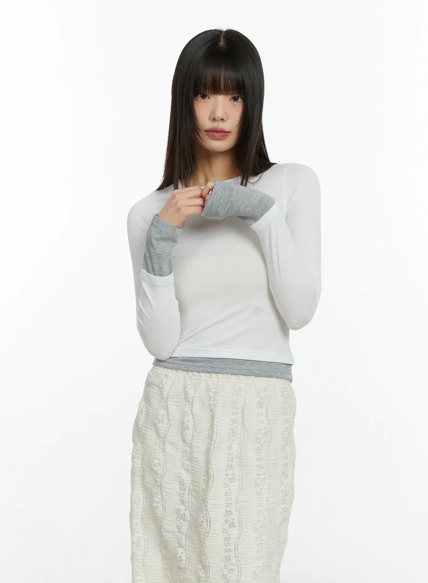 Two-Tone Layered Top CF509 - Image 10