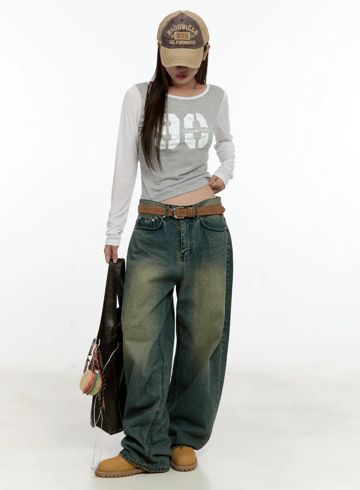 Two-Tone Long-Sleeve Top CL531 - Image 12