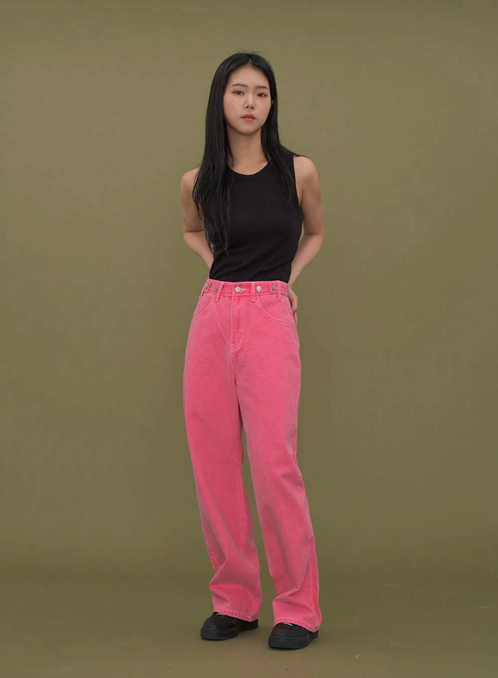 Two Way Cropped Hoodie Zip Up C2601 - Image 13