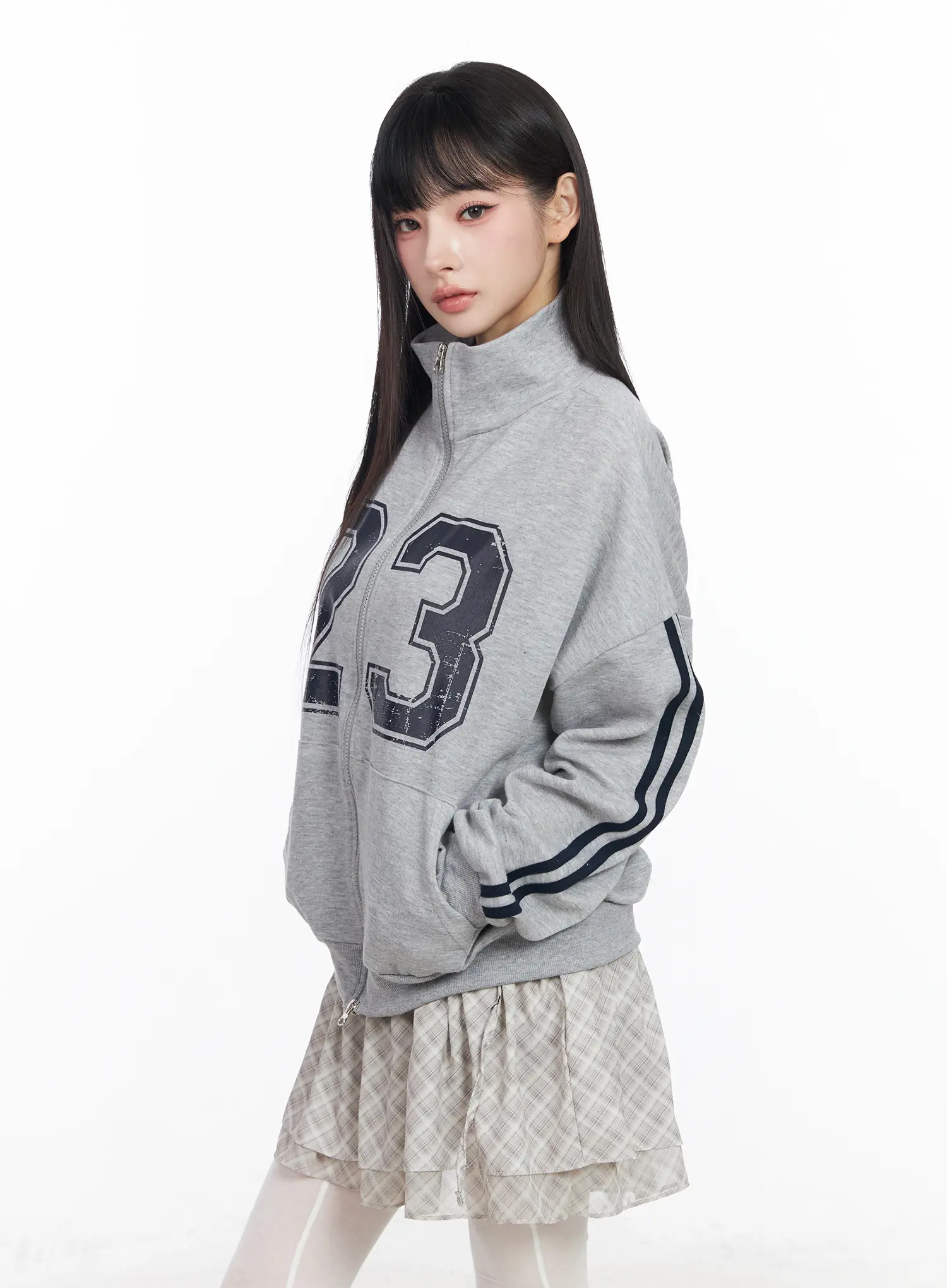 Two-Way Zip-Up Jacket CF518 - Image 2