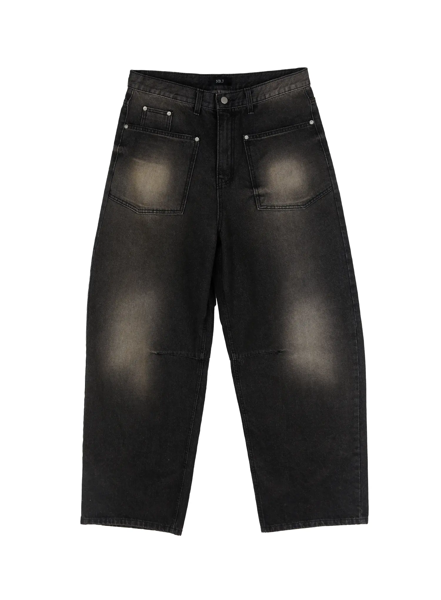 Unique Front Pocket Dark-Washed Jeans ID515 - Image 11