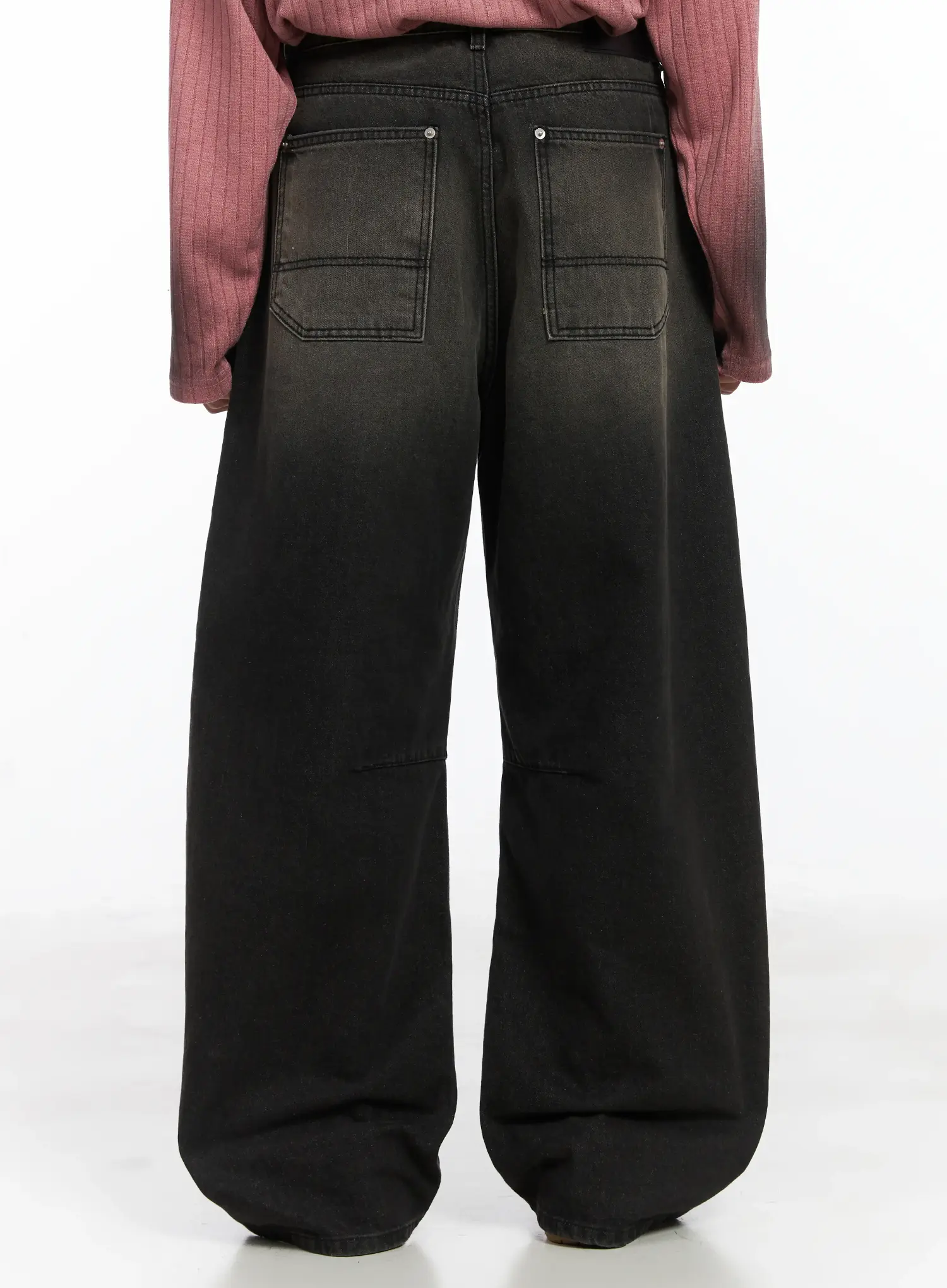 Unique Front Pocket Dark-Washed Jeans ID515 - Image 7