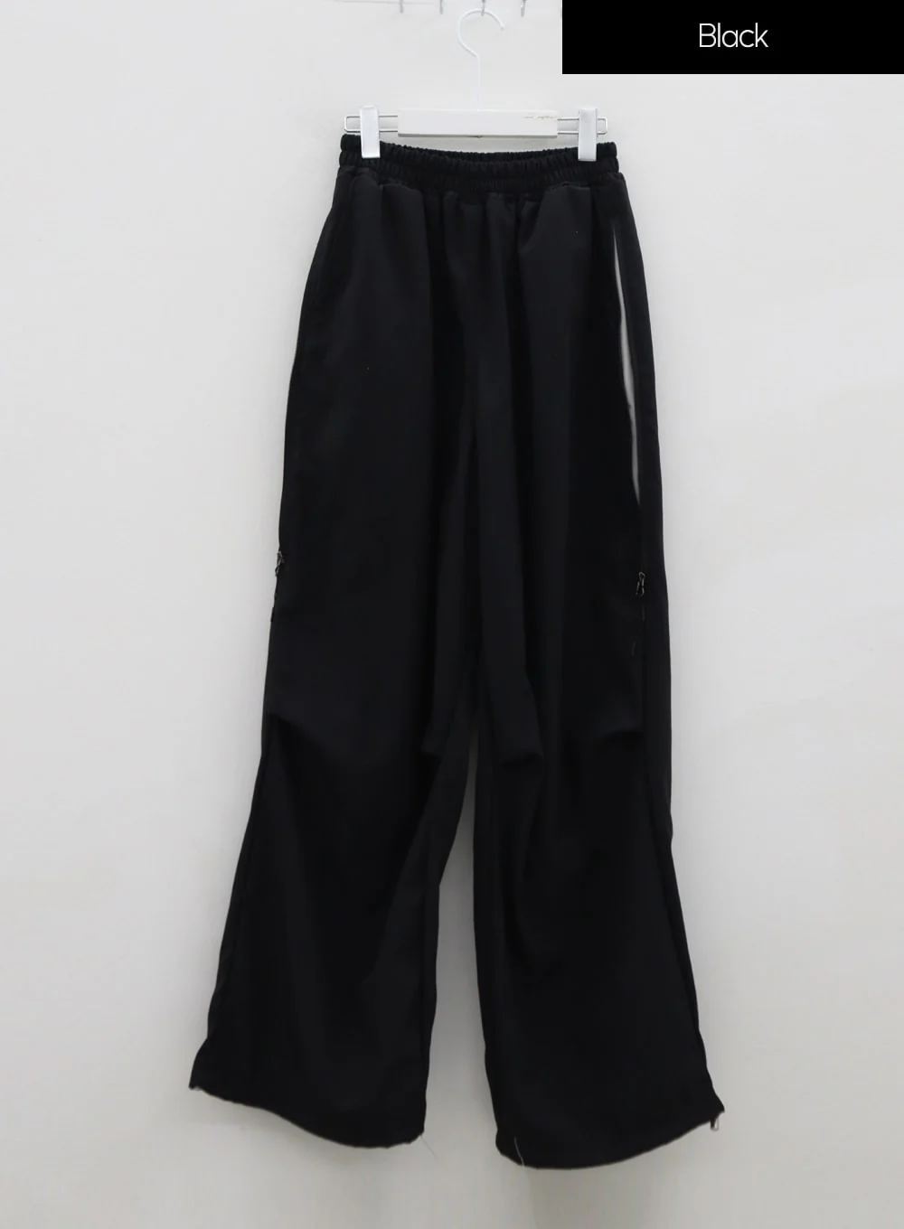 Unique Side Zipper Detailing Wide Bending Pants IS07 - Image 19