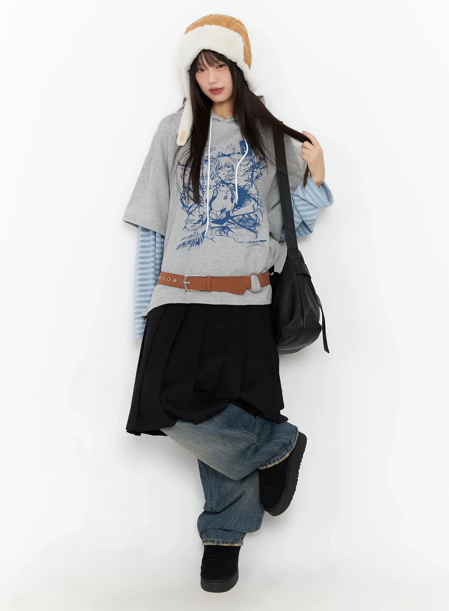 Unisex Ring Buckle Belt IN507 - Image 9