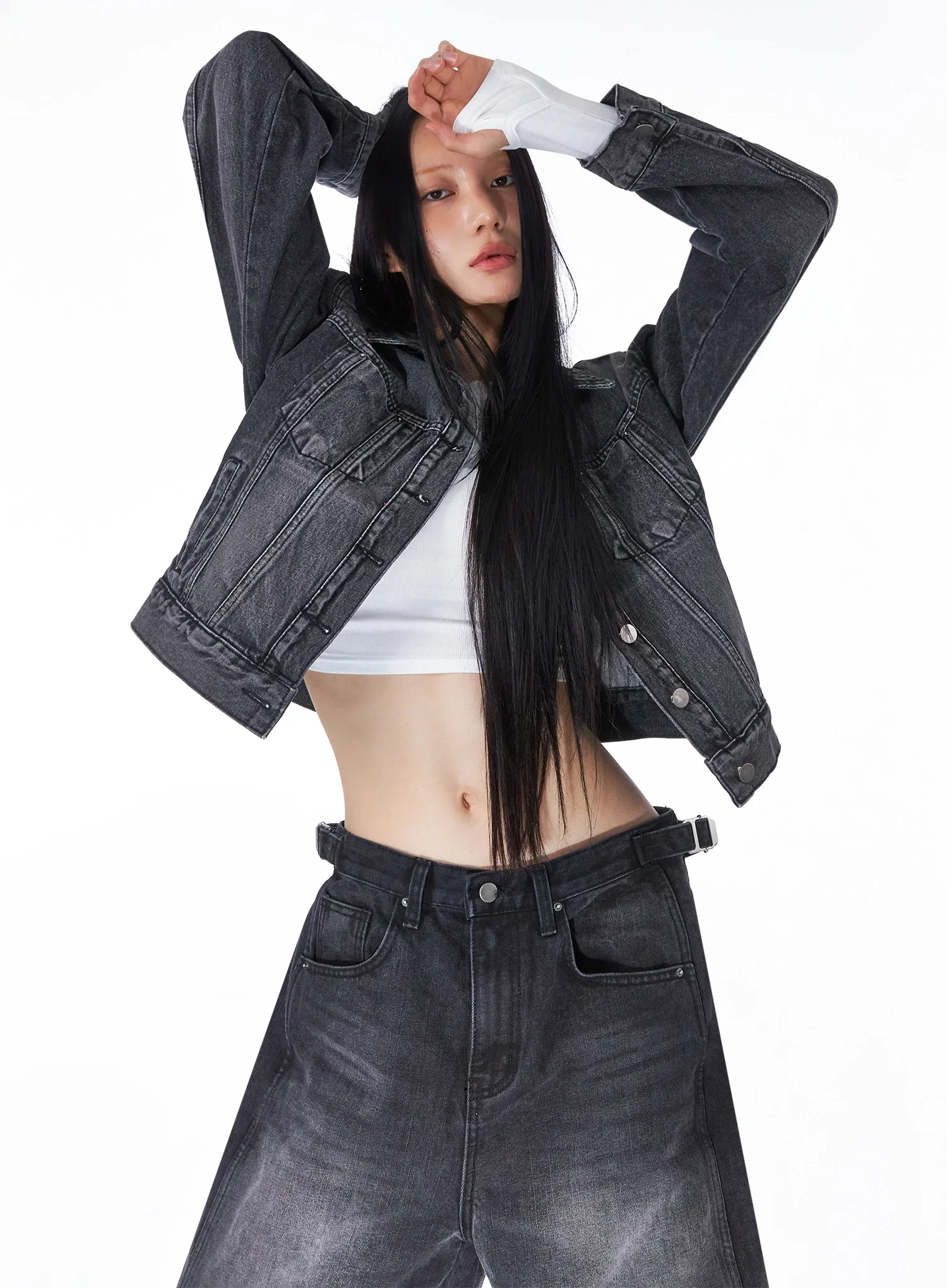 Urban Washed Denim Jacket IO517