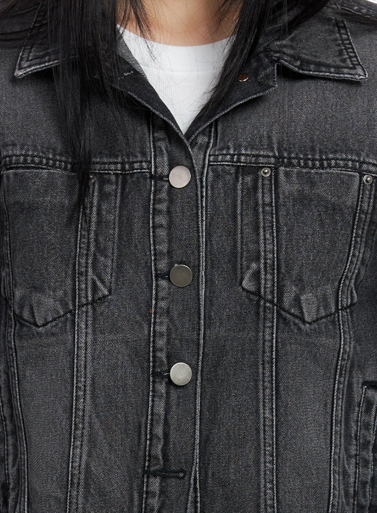 Urban Washed Denim Jacket IO517 - Image 3
