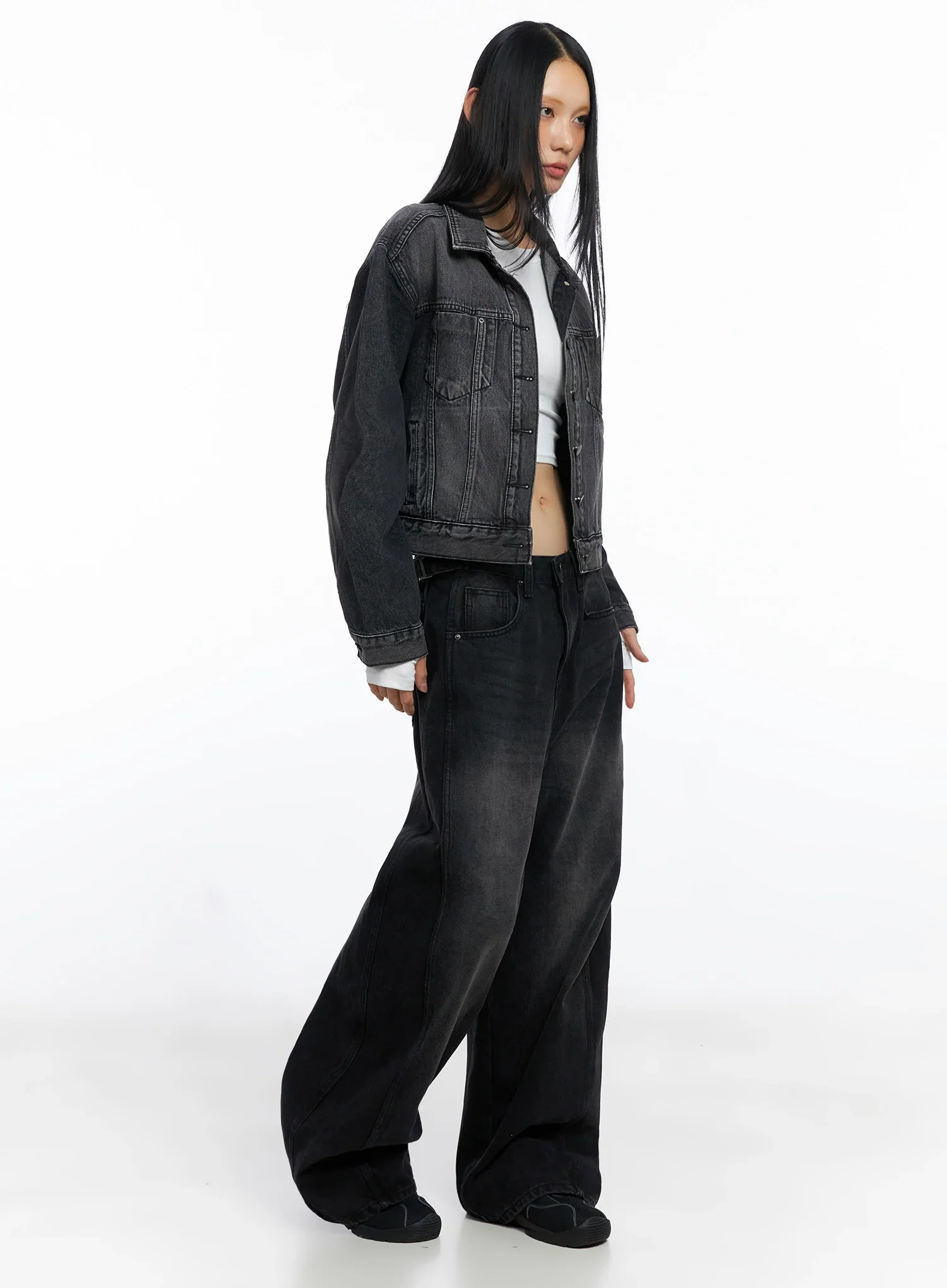 Urban Washed Denim Jacket IO517 - Image 8