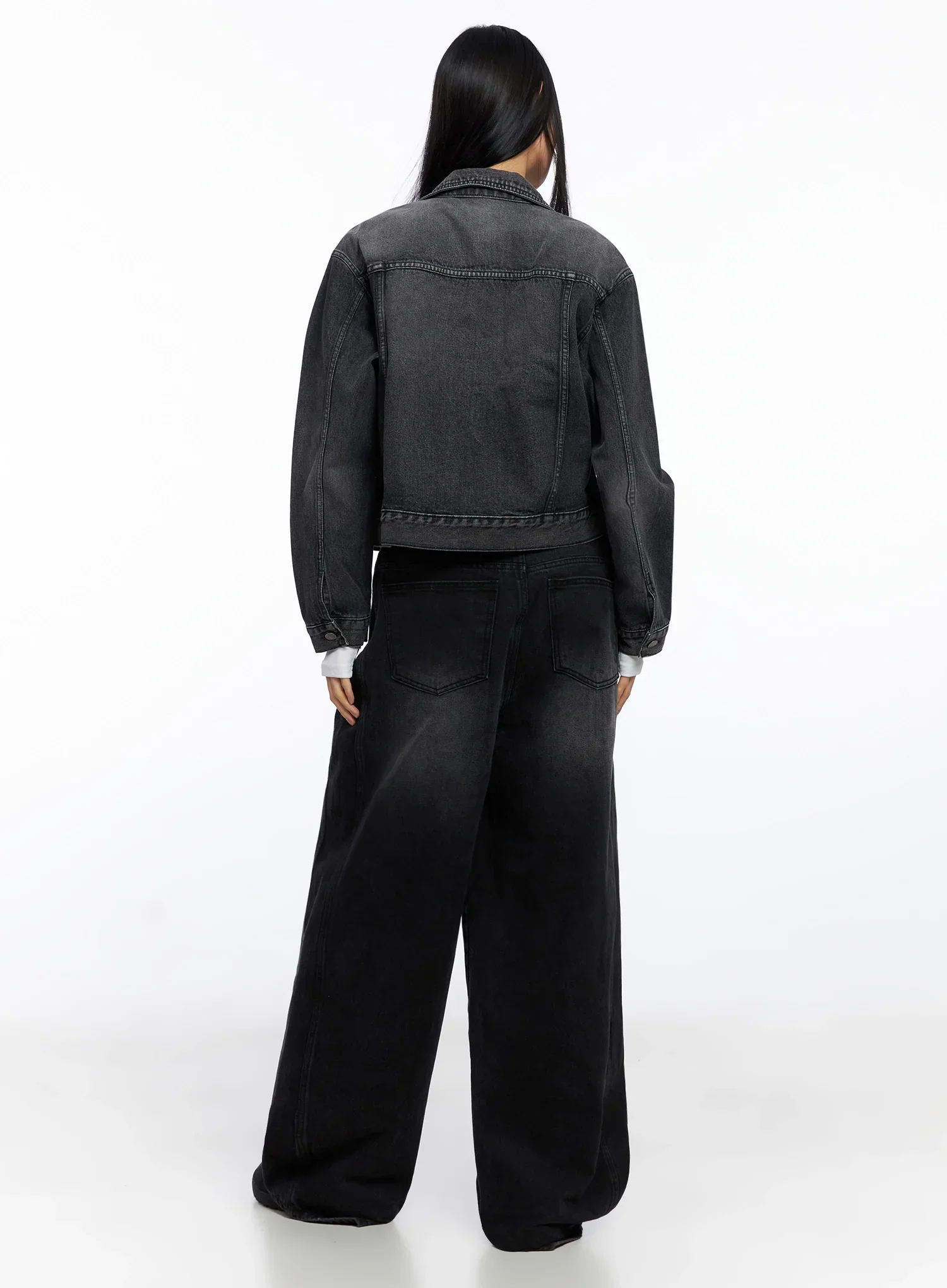 Urban Washed Denim Jacket IO517 - Image 9