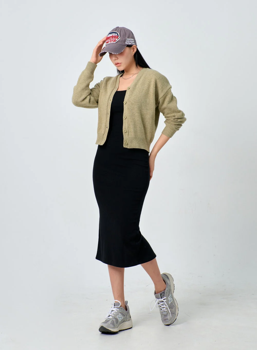 V-Neck Knit Cardigan IJ330 - Image 5